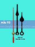 (mẫu số 93) dài 7,5cm. Kim đồng hồ treo tường 